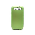 GALAXY S3 SC06D★アルミとラバーを合体させた画期的なケース!! 外側はアルミでハードにGALAXYを保護して、内側はラバーでピッタリフィット!!【全8色】 グリーン