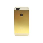 iPhone5★BACK SIDE ALUMI APPLE★背面がアルミでできたケース!! アップルマークのロゴが入ってオシャレに♪【全6色】 ゴールド