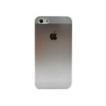 iPhone5★BACK SIDE ALUMI APPLE★背面がアルミでできたケース!! アップルマークのロゴが入ってオシャレに♪【全6色】 シルバー