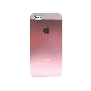 iPhone5★BACK SIDE ALUMI APPLE★背面がアルミでできたケース!! アップルマークのロゴが入ってオシャレに♪【全6色】 ピンク