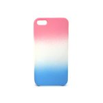 iPhone5★3色のカラーグラデーションが目を引くケース!! TPU素材で滑りにくい♪【全4色】 ピンク/ブルー