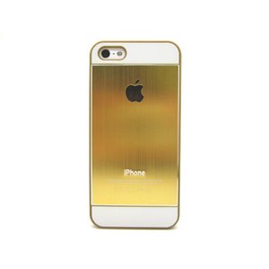 iPhone5★アルミアップル削り出し★この高級感と質感は必見!!!! アルミ削り出し加工で作られた上級モデルのケース♪【全6色】 ゴールド