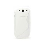 GALAXY S3 SC06D★人気のウェーブデザインのTPUケース!! 【全3色】 ホワイト