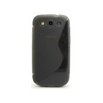 GALAXY S3 SC06D★人気のウェーブデザインのTPUケース!! 【全3色】 ブラック