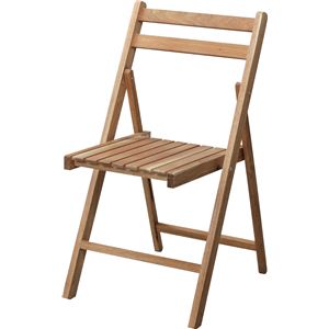 折りたたみ椅子(フォールディングチェア) 木製 LFS-355NA ナチュラル 【室内/屋外/ガーデニング】 商品画像
