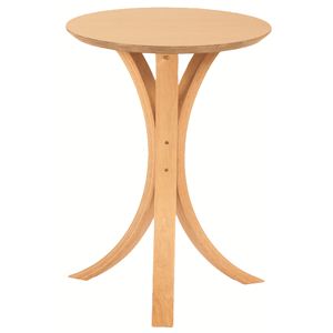 丸型サイドテーブル 木製 高さ54.5cm NET-410NA ナチュラル 商品画像