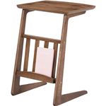 【ぬくもり家具】Tomteトムテ　天然木製ソファサイドテーブル TAC-239WAL