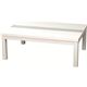 リビングこたつテーブル 【ratio】レシオ 長方形(105cm×75cm) 木製/強化ガラス製 1050WH ホワイト(白)