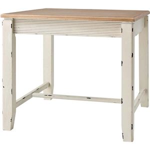 カントリー調ダイニングテーブル 正方形 木製(天然木) COL-018 - 拡大画像