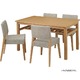 【単品】棚付きダイニングテーブル 【Coling】コリング 木製 4人掛けサイズ HOT-522TNA ナチュラル - 縮小画像2