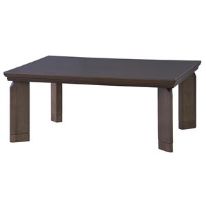 リビングこたつテーブル 【MERIDA】 長方形（105cm×75cm） 本体 木製 高さ調節可(継脚式) メリダ105 - 拡大画像