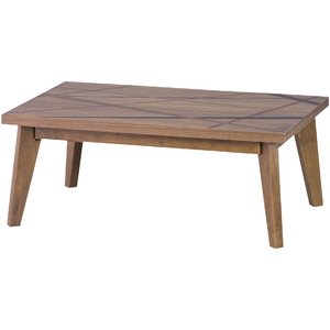 リビングこたつテーブル 【Linea】リネア 長方形（105cm×75cm） 本体 木製 リネア105BR ブラウン - 拡大画像