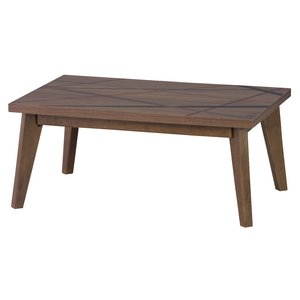 リビングこたつテーブル 【Linea】リネア 長方形（90cm×60cm） 本体 木製 リネア90BR ブラウン - 拡大画像