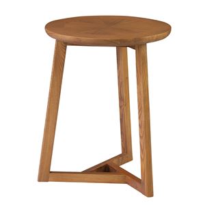 円形サイドテーブル/ミニテーブル 【直径40cm】 木製 ブラウン CL-330BR 商品画像