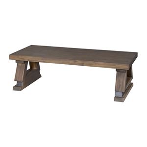 木製センターテーブル/ローテーブル 【幅120cm】 天然木×スチール 『ライアン』 LAY-752 商品画像