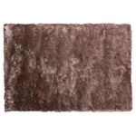 シャギーラグマット/絨毯 【190cm×130cm ブラウン】 長方形 裏面滑り止め加工 RG-23BR