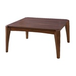 木目調こたつテーブル/ローテーブル 本体 【正方形 幅75cm×奥行75cm】 木製