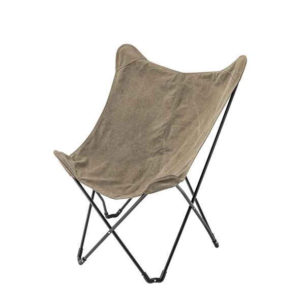 折りたたみ椅子 約幅73.5cm カーキ スチール フォールディングチェア 完成品 リビング ダイニング インテリア家具 b04