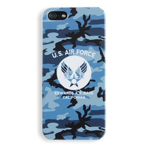 iPhone5ケース USAF タッチペン付き ブルーカモ 12A - 拡大画像