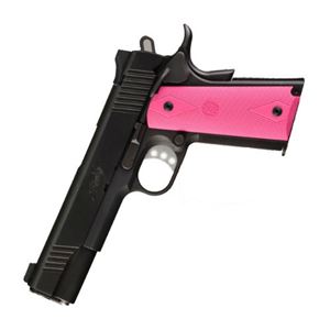ホーグ コルト1911 ラバーパネル グリップ ピンク