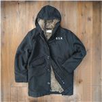 ヒューストン デッキジャケット N-1 ロング [ブラック / XL][un50209bkxl]A04D05D