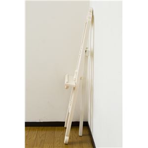 アンティーク調イーゼル/画架 【ホワイト】 木製 『コモ』 幅40cm 【完成品】 商品写真2