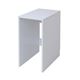 1cmピッチ隙間収納 収納BOX ロータイプ D59.5用 2連 YHK-0211-WH 〔すきま収納〕