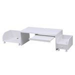 ロータイプパソコンデスク 壁面タイプ SGT-0083-WH