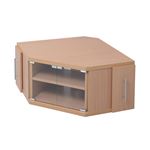 スライド収納庫付コーナーテレビ台 SGT-0085-NA