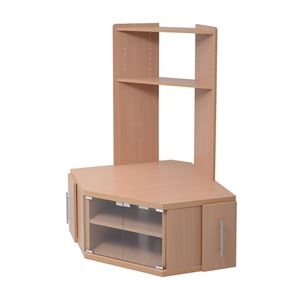 スライド収納庫付コーナーテレビ台 ハイタイプ SGT-0105-NA