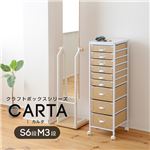 クラフトボックスシリーズ CARTA S6段M3段 収納ボックス NOR-0006-WHNA