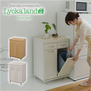 Lycka land ダストボックス FLL-0008-WH ホワイト 商品画像