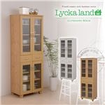 Lycka land 食器棚 60cm幅 FLL-0011-NA ナチュラル