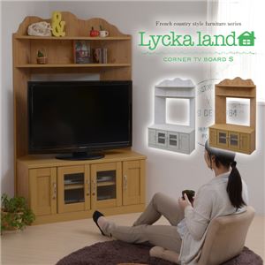 Lycka land コーナーテレビボード(小) FLL-0023-NA ナチュラル 商品画像