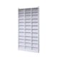MEMORIA 本棚 棚板が1cmピッチで可動する 薄型オープン幅120.5cm 上置きセット ホワイト - 縮小画像2