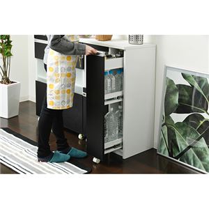 キッチン 隙間収納 ラック スリム キッチンストッカー 【幅18 高さ90cm】 奥行40 3段 ロータイプ 調味料ラック ペットボトル スライド キャスター 隙間ラック ホワイトダークブラウン キッチン 隙間収納 ラック スリム キッチンストッカー 【幅18 高さ90cm】 奥行40 3段 ロータイプ 調味料ラック ペットボトル スライド キャスター 隙間ラック ホワイトダークブラウン