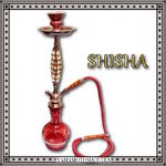 【水タバコ】シーシャ・HOOKAH（フーカー）/yms073/RED/68cm　※本体のみ