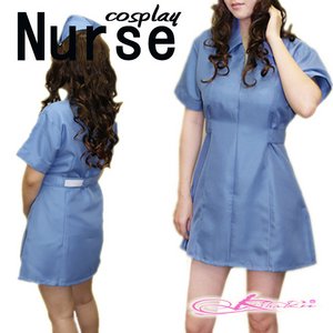 【3color】ナースコスプレ*看護服 ホワイト 【3color】ナースコスプレ*看護服 ホワイト