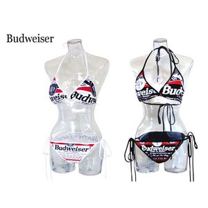 Budweiser　バドガールビキニ【フリーサイズ】ホワイト