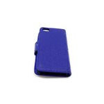 iPhone5 ケース　カバー キルティング　PVC素材　ブルー