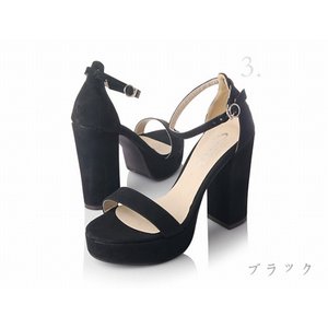 ファッション人気ハイヒール●全5色ブラック/38サイズ