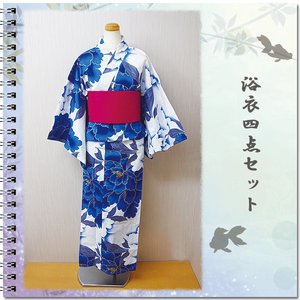 【2013春夏新作】★カジュアル浴衣★浴衣4点セット浴衣