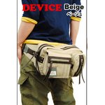 DEVICE マディソン 2P ヒップバッグ/ベージュ