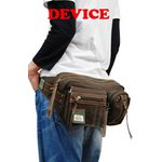 DEVICE マディソン 2P ヒップバッグ/ブラウン