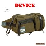 DEVICE マディソン 2P ヒップバッグ/カーキ