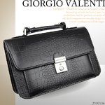 GIORGIO VALENTI　ジョルジオ バレンチ　マットクロコ型押しセカンド