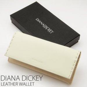 DIANA DICKEY 本革・長財布【ホワイト】