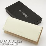 DIANA DICKEY 本革・長財布【ホワイト】