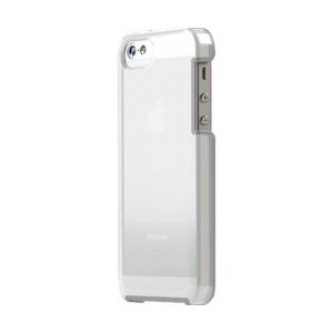 TUNESHELL RubberFrame for iPhone クリアホワイト(iPhone 5)ハードケース
