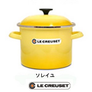 【ル・クルーゼ】　N4100-20 ストックポット ５．７Ｌ　全８色/ソレイユ
